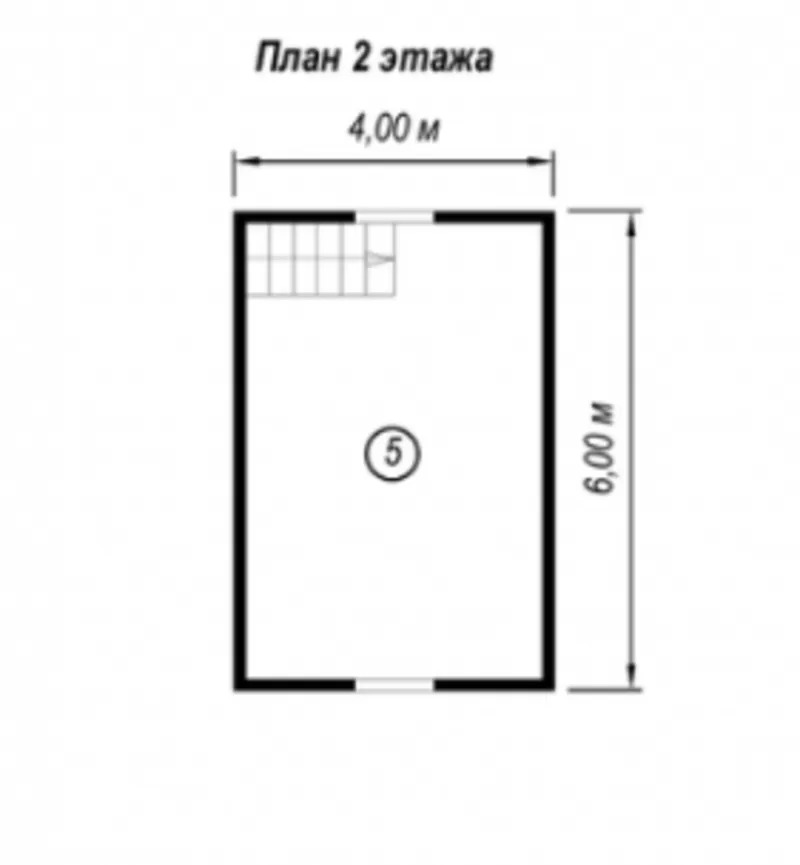 Дом сруб из бруса Прима 6х6 установка в Кобринском районе 3